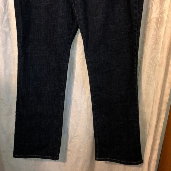 st john bay cotton blend blue jeans pockets zipper buttons belt loop 14s READ - Picture 6 of 8